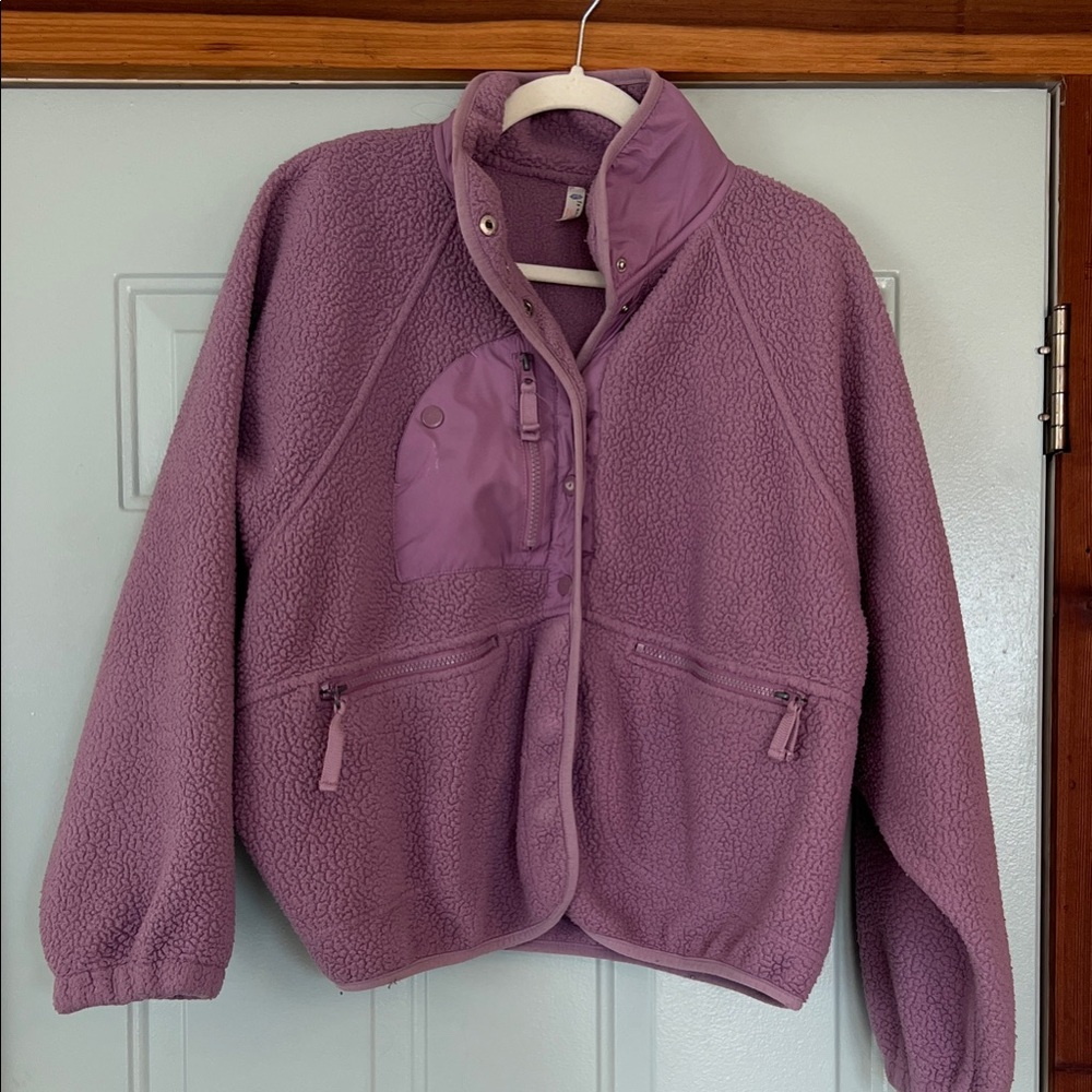 Free People Hit The Slopes Fleece Jacket
